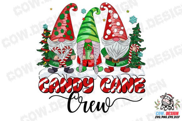Candy Cane Crew Gnome Christmas SVG Review