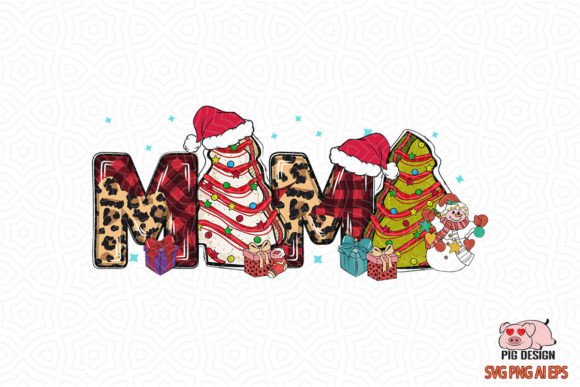 Mama Christmas Tree Cake Sublimation SVG Review