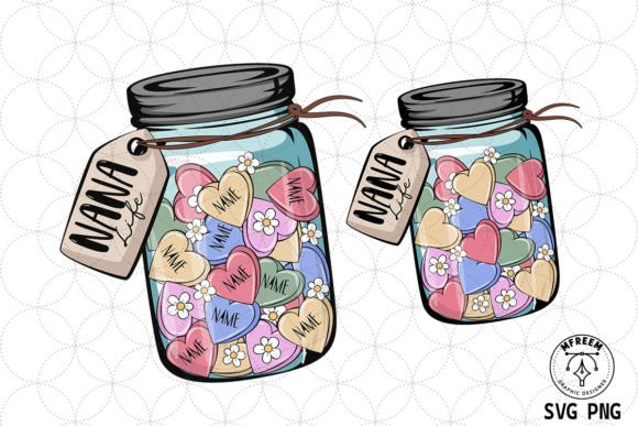 Nana Life Candy Heart Sublimation SVG Review