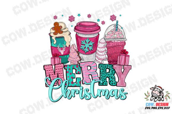 Pink Coffee Merry Christmas Sublimation Review