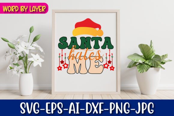 Santa Hates Me Retro Christmas Design Review