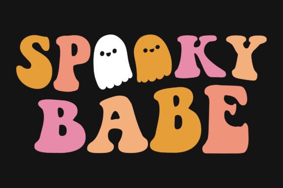 Spooky Babe Halloween Retro Wavy T-shirt Review